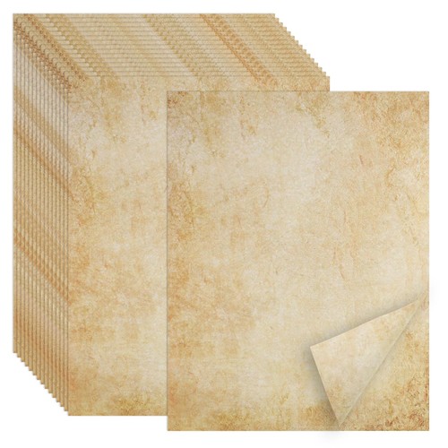 70PCS Vintage Paper 8.5 x 11 in Parchment Paper for Writing Letter writing pa...
