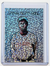 Cool Papa Bell Limited Artist Signed "St. Louis Stars" Refractor Card 1/1
