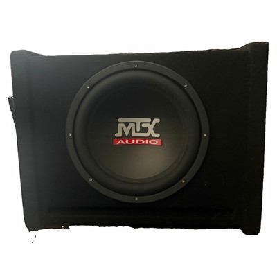 MTX Audio Terminator 12in Enclosed Powered Subwoofer w/ Amp 200W RMS SVC