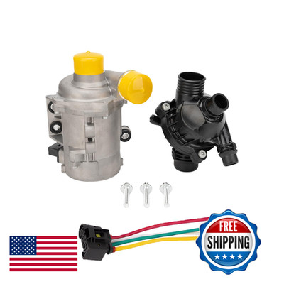 Koondheend Electric Engine Water Pump And Thermostat Fit For Bmw128I 325I 325Xl