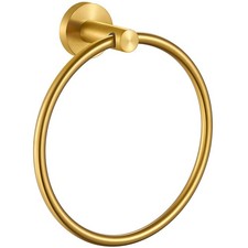 Towel Ring For Bathroom Wall Brushed Gold Hand Towel Ring Holder Heavy Duty Sus
