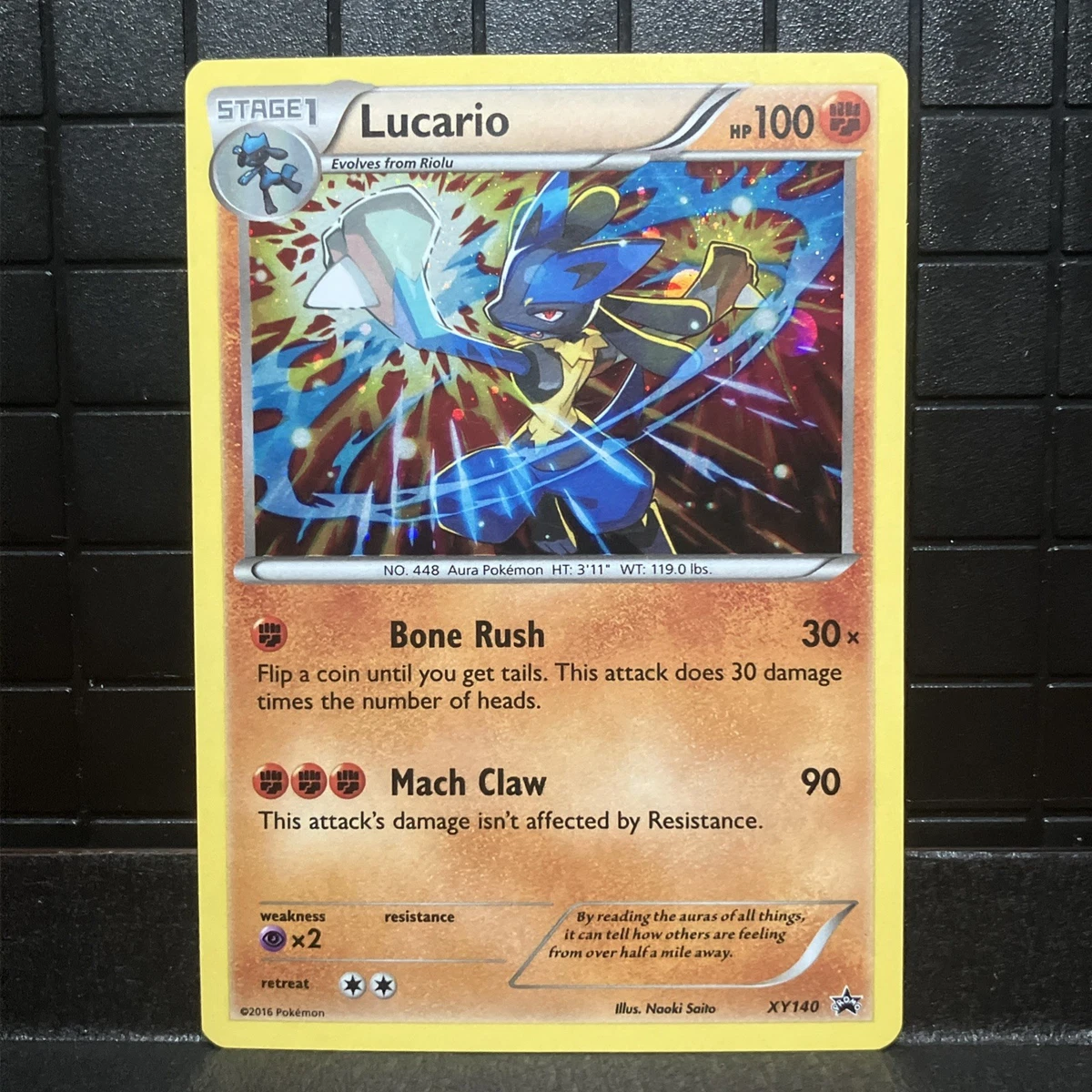 Lucario Pokémon TCG XY Individual Collectible Card Game Cards for