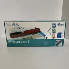 IRIScan Book 3 Portable 900 dpi Color Scanner NEW SEALED