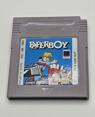 Nintendo Game Boy Gameboy Cartridge Paperboy- Authentic - Tested