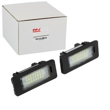 NTY LED KENNZEICHENLEUCHTE BEIDSEITIG PASSEND FÜR BMW 3 5 X6 | ELP-BM-000
