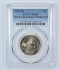 2013-D Sacagawea $1 Treaty With The Delawares MS68 PCGS *9385 — photo 1