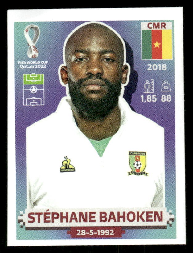 2022 Panini World Cup Stickers #CMR17 Stephane Bahoken - SCR