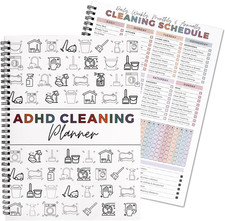 Adhd Cleaning Planner for Adults and Teens Adhd Cleaning and Organizing Planner