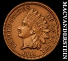 1861 Indian Head Cent - Scarce  Choice Almost Uncirculated+  Semi-key  #i5923