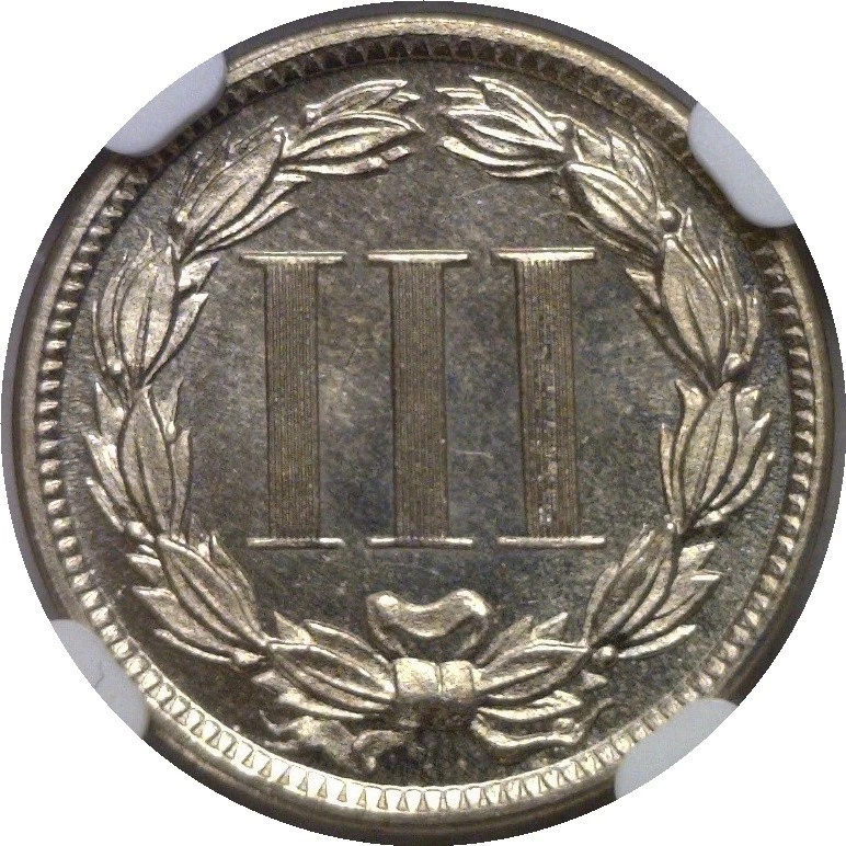 1886 Nickel Three Cent NGC PF-67 - Image 3 of 3