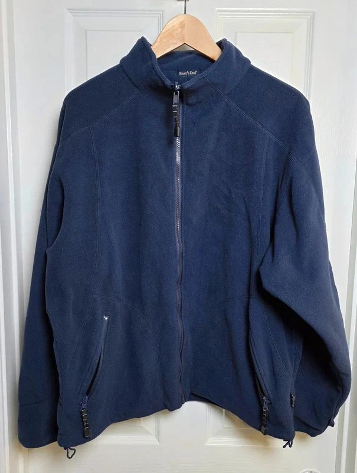 River's End 3-in-1 Systems Jacket Men's XL Navy Slate Blue Waterproof Fleece - product detail image 4