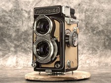  Rare Top MINT YASHICA Yashica-44 TLR Film Camera Dark Brown from JAPAN