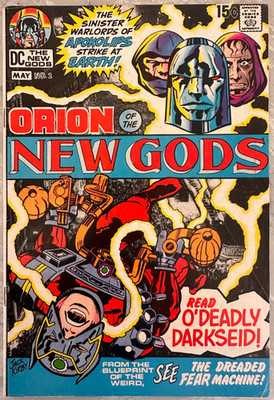 New Gods #2 DC 1971 Jack Kirby Darkseid Orion Bronze Age Reader Copy