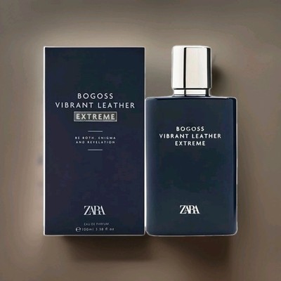 Zara BOGOSS  VIBRANT LEATHER EXTREME Cologne for Men EDP 100ml  3.38oz