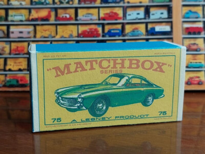       Matchbox Lesney No. 75 Ferrari Berlinetta grün =Repro Box B 280g gut      