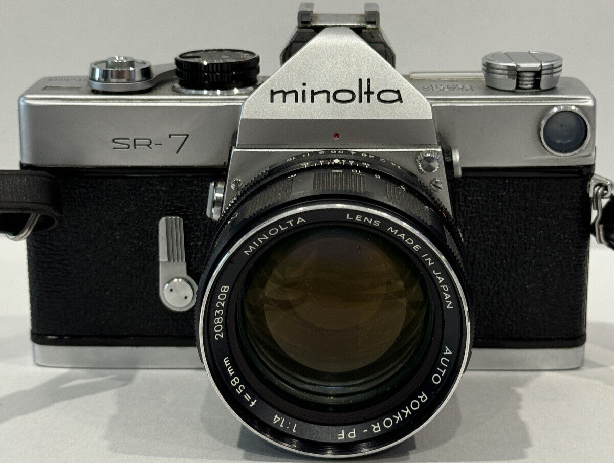 フィルムカメラ MINOLTA SR-7 MC ROKKOR-PF 58mm f1.4 Minolta 58mm f1.4 MC Rokkor-PF - Lens – Kamerastore