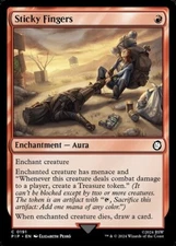 NM Sticky Fingers, MTG, Fallout, Magic the Gathering, 191