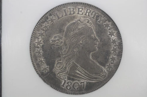 1807 Draped Bust Half Dollar, O-105 R1, Original NGC AU-58