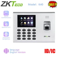 ZKteco K40 ID/IC ADMS Access Control Clock Biometric Fingerprint Time Attendance
