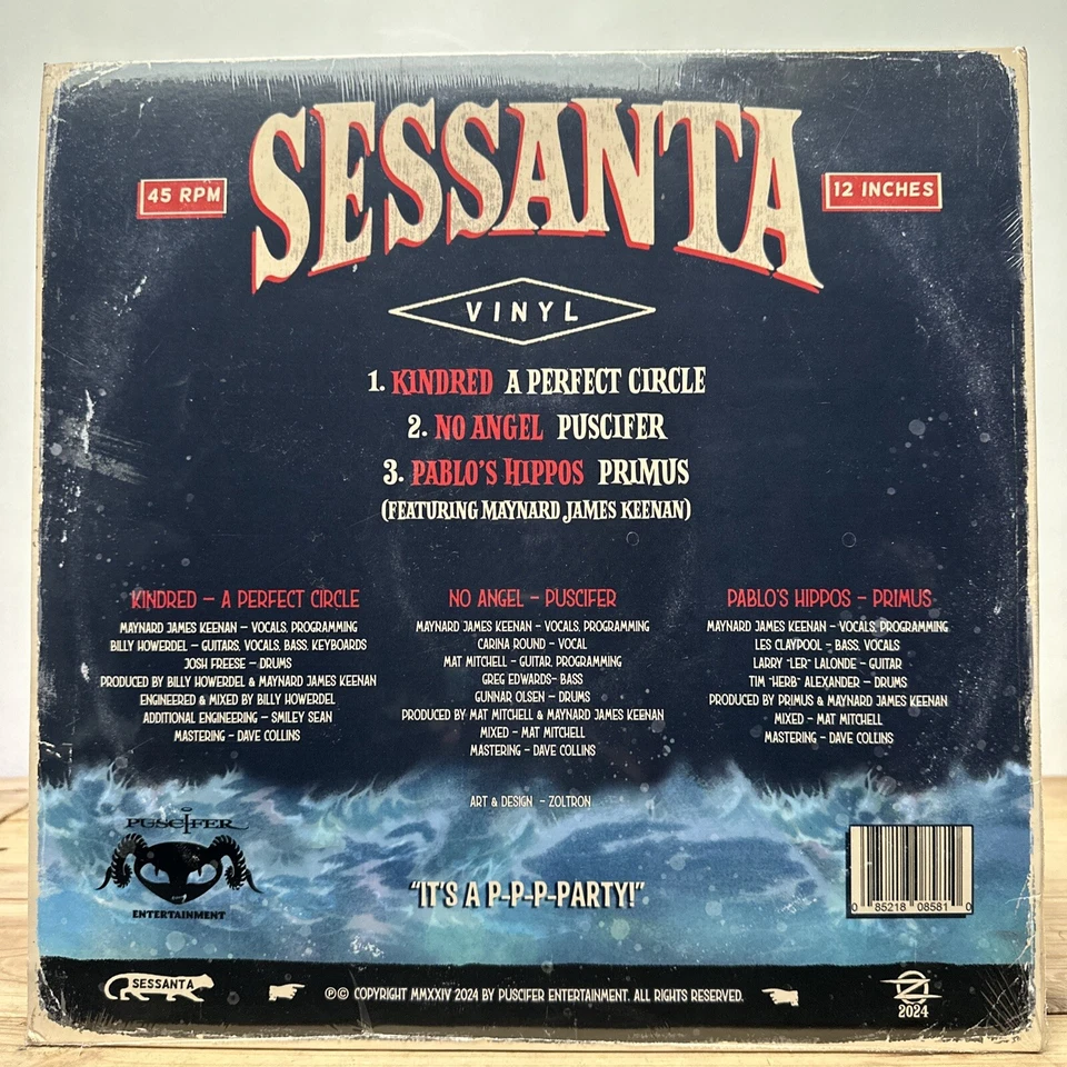 PRIMUS / PUSCIFER / PERFECT CIRCLE – SESSANTA VINYL GLOW IN THE DARK New Record - Image 2 of 2