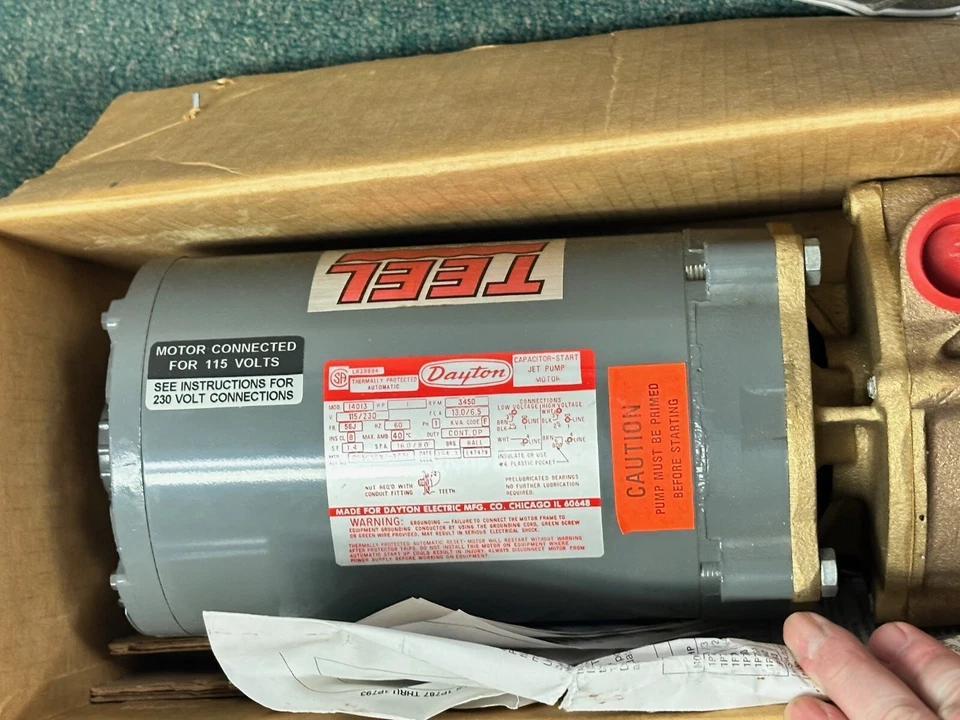 Centrifugal pumps 1P790, 1 HP, 3450 RPM, 115/230V/1P. 1" DISC, 1-1/4" SUCT - Image 3 of 3