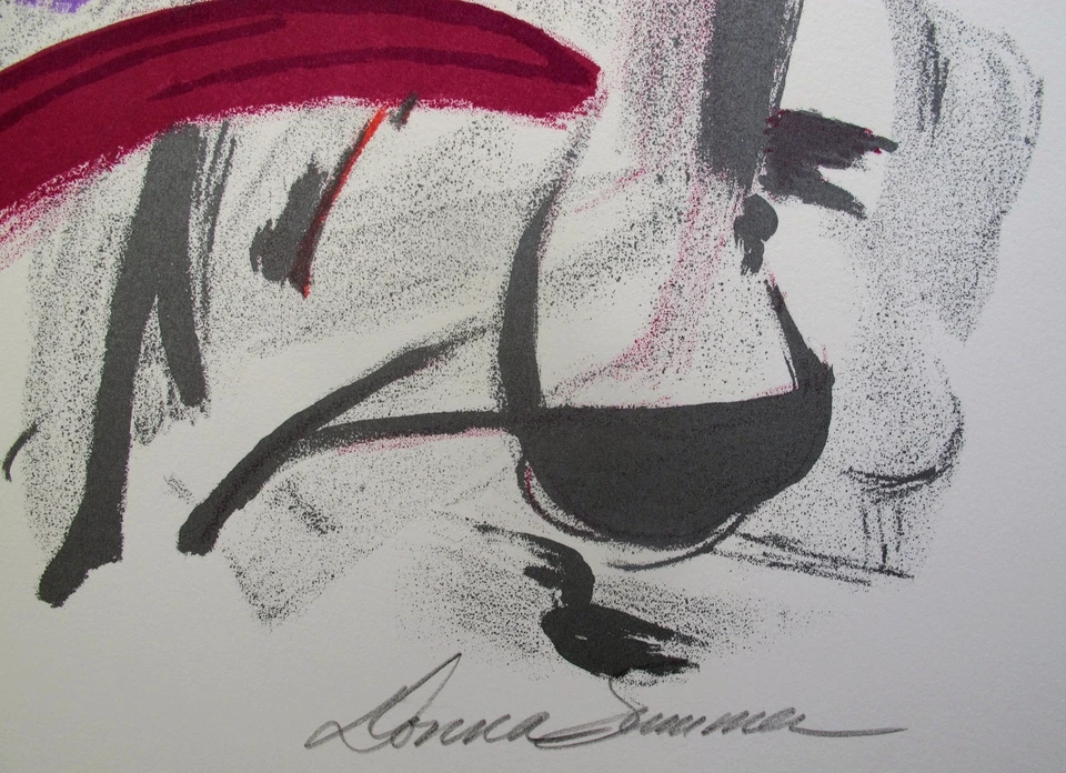 Donna Summer SPRING AFFAIR Hand Signed Limited Edition Lithograph Driven Music - Image 3 of 4