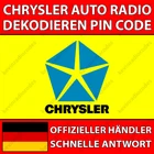 ✅CHRYSLER RADIO DECODING PIN CODE FOR ALL MODELS VP2 NTG4 R1 UCONNECT 5 7✅