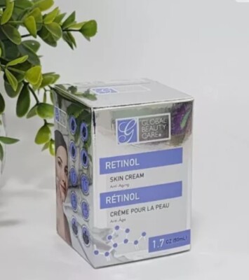 Global Beauty Care Retinol Anti-Aging Face Cream Moisturizer Anti-wrinkles 1.7oz