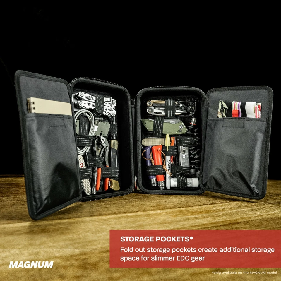 EDC Storage Organizer Case w/ Integrated Dump Tray - Everyday Carry Gear - Image 4 of 4