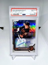 Jackson Holliday 2022 Bowman Chrome 1st Autograph Image Variation /99 PSA 10...