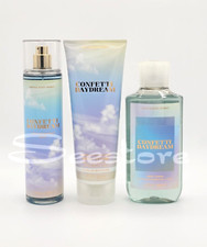 Bath Body Works Confetti Daydream Body Mist Shower Gel Cream Set of 3