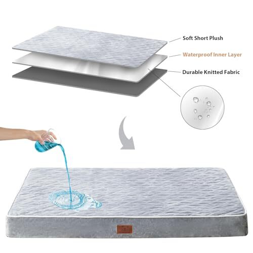 WNPETHOME Orthopedic Dog Beds for Large Dogs, Extra Large Waterproof Dog Bed eBay