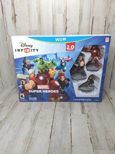 Disney Infinity: Marvel Super Heroes 2.0 Wii U Starter Pack New