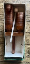 Rosewood 2 Bell Ago Go Bells on Handle with Mallet