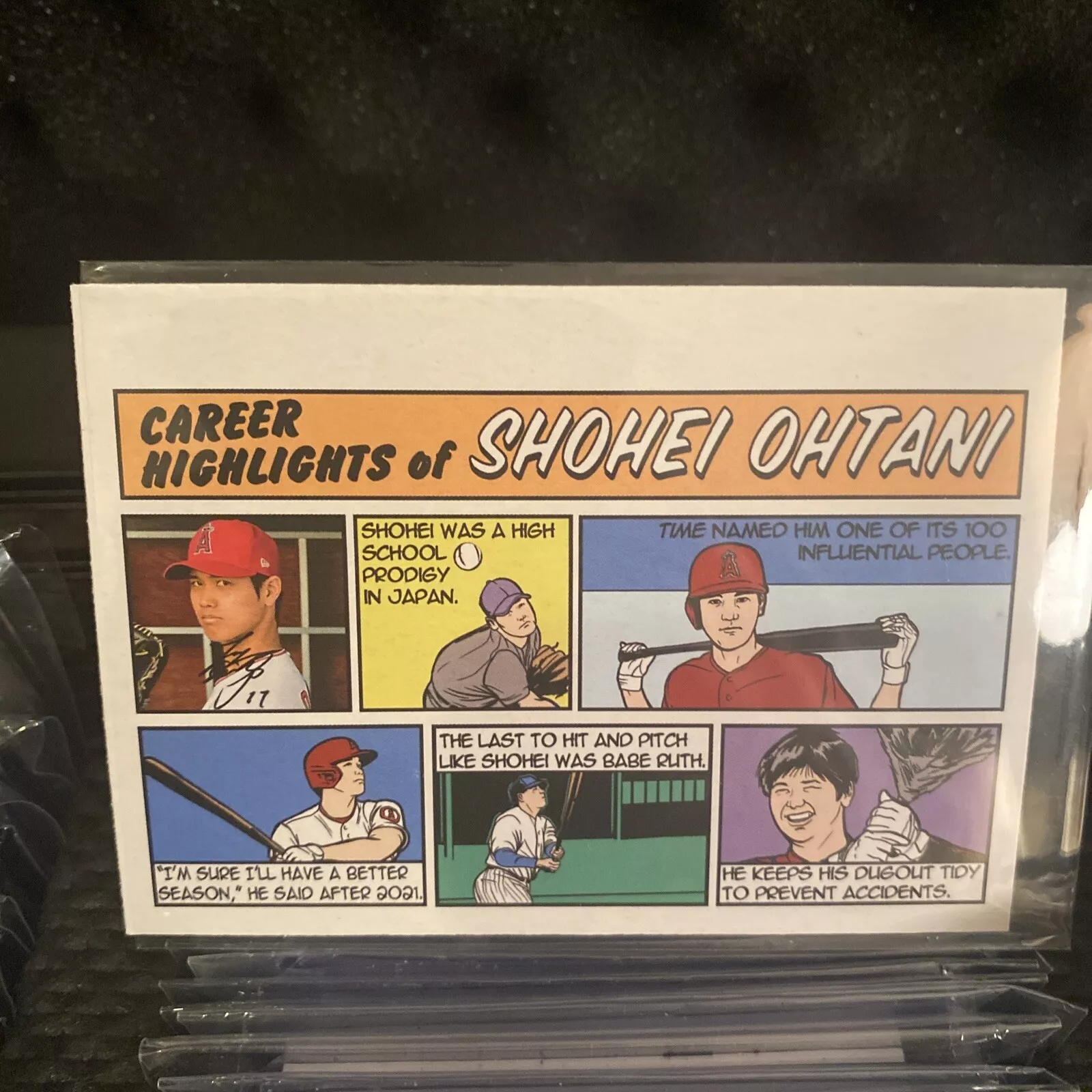 Shohei Ohtani trading card