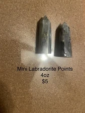 Labradorite Crystal Stone Free Form Point Mini