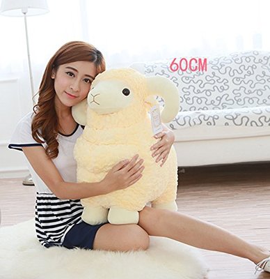 big stuffed lamb