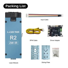 Optical Power 1W/2W 1064nm Infrared Laser Module for Metal Plastic Engraving DIY