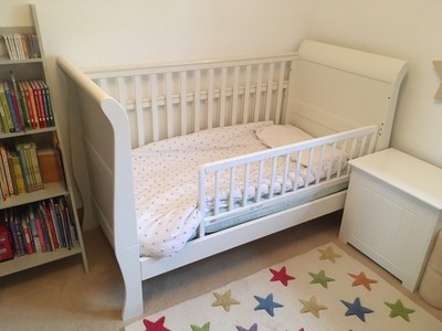 mamas and papas mia sleigh cot bed mattress