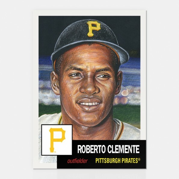 2018 TOPPS LIVING SET #76 ROBERTO CLEMENTE - PITTSBURGH PIRATES