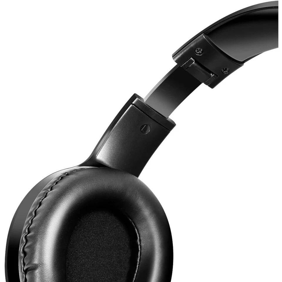 Cuffia Stereo Pieghevole con Microfono Jack 3,5 mm Nero LogiLink - Immagine 2 di 4