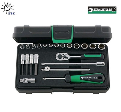 STAHLWILLE Steckschlüsselsatz 40/44/17/5 1/4 Zoll 22 tlg. 3,5-13 mm # 96011113