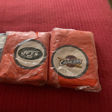 NEW Pottery Barn Teen NFL Patch FULL QUEEN Duvet ORANGE - 