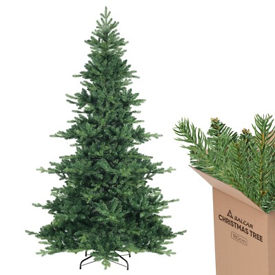 180cm Künstlich Weihnachtsbaum Tannenbaum Naturgetreu 965 Spitzen aus PE und PVC