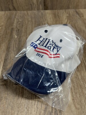 Hillary Clinton for President 2016 White Ballcap Hat Election One Size