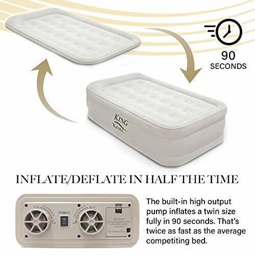 high raised double air bed