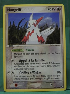 Pokemon Mangriff 25 108 Pv 70 Carte Fr Rare Serie Ex Gardiens Du Pouvoir Ebay