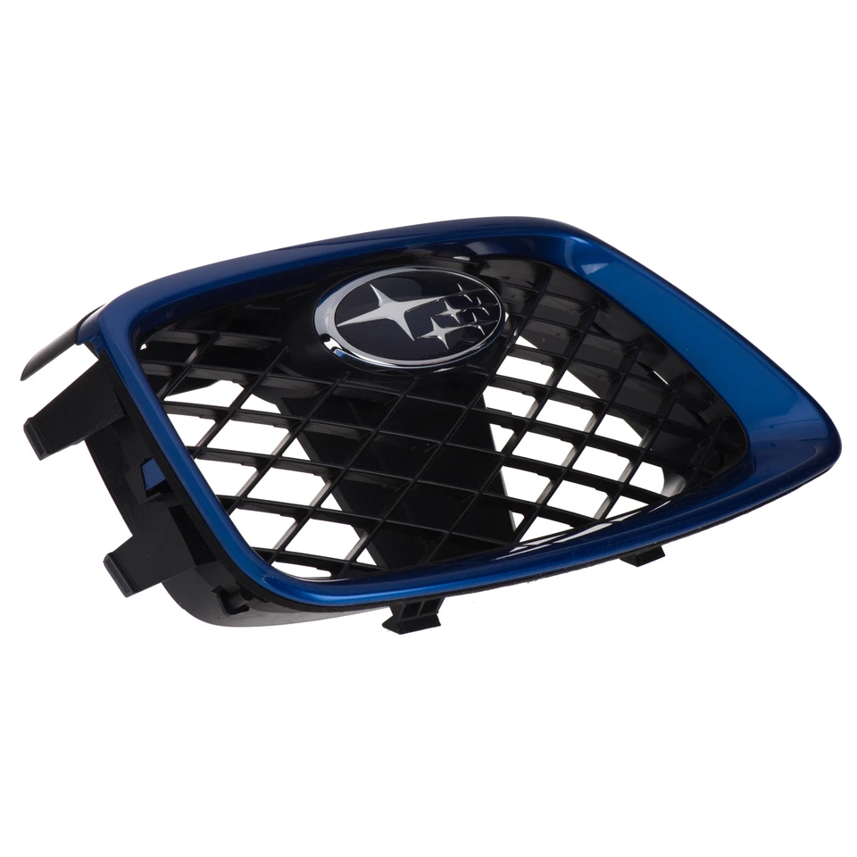 Conjunto de parrilla central delantera azul Mica 91121FE231PG Subaru Impreza 2006-2007 fabricante de equipos originales Foto 4 de 4