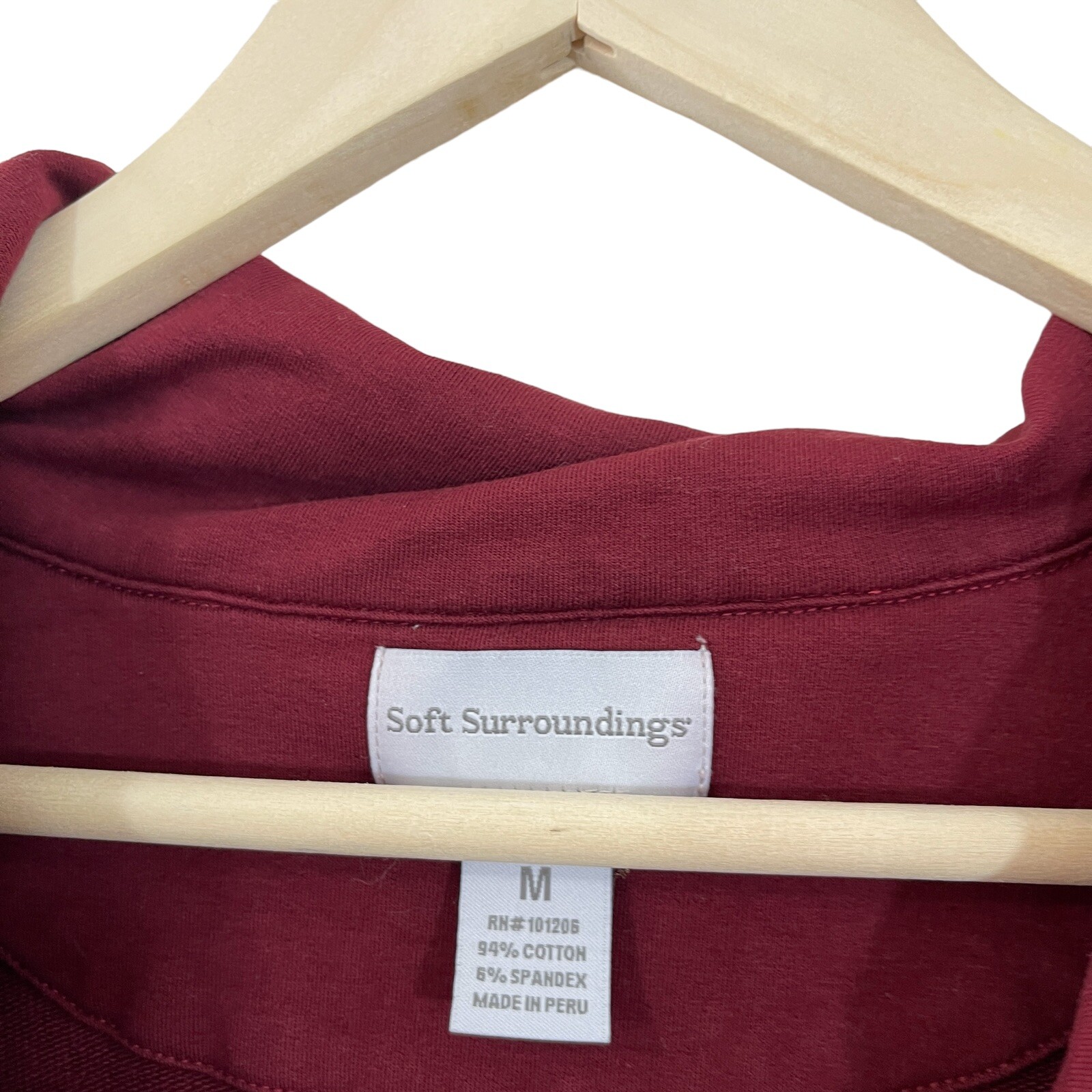 Soft Surroundings Medium Button Jacket Embroidere… - image 4