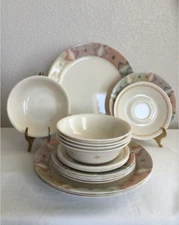 19 Pc Set Mirage Corelle Dinnerware Dinner Plate Salad Plate Saucer Bowl